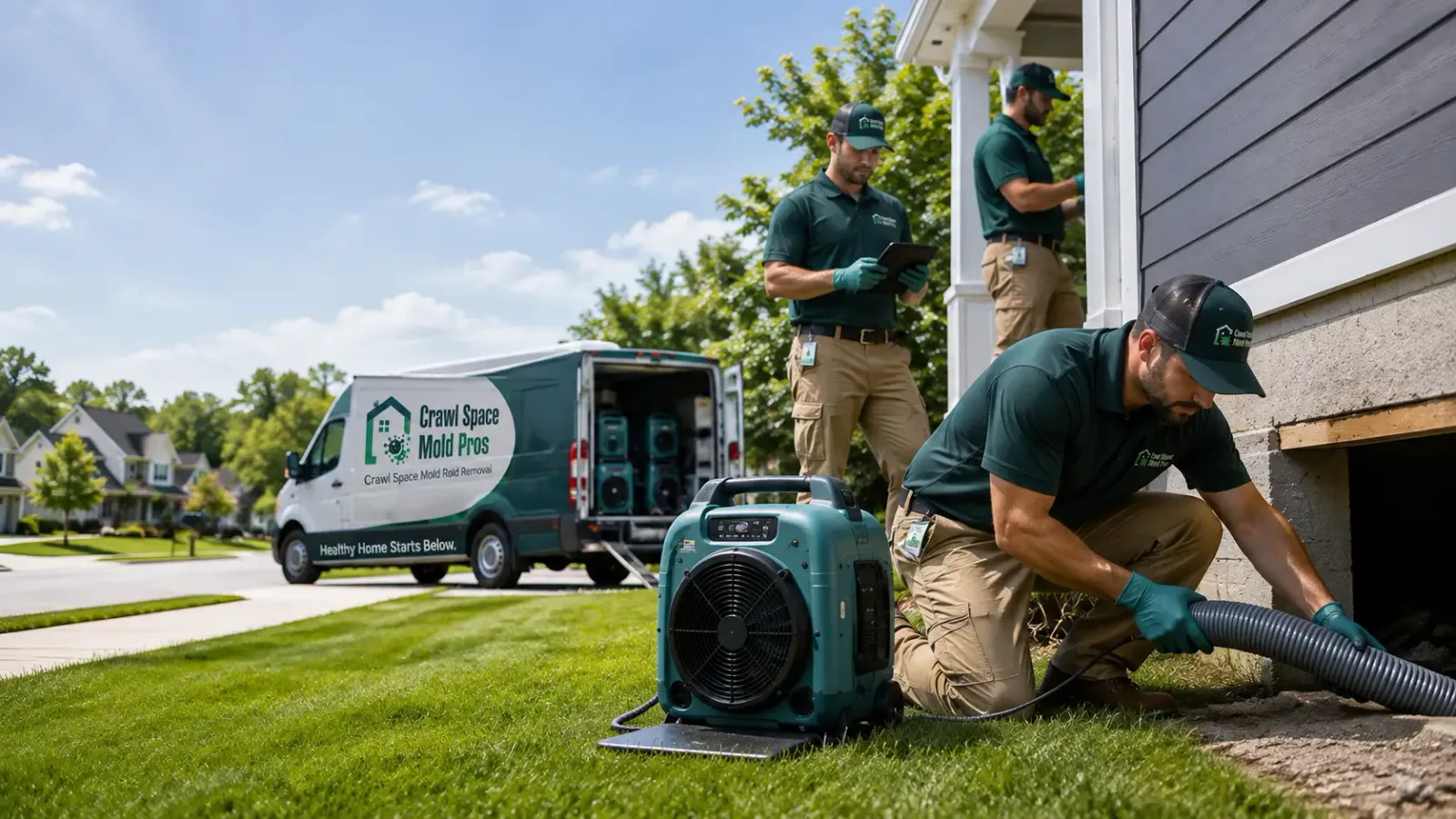 Crawl Space Mold Removal in Holbrook, NE